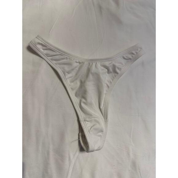 NWOT Vintage Maidenform Thong – White – Size S/5 - Picture 1 of 2
